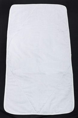 Детский наматрасник из льна с резинкой по углам в хлопковой ткани 70х140