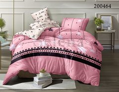 Комплект постельного белья Розовое настроение из ранфорс Семейный