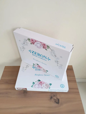 Лілова постільна білизна Pure Series V5 Ranforce Deluxe Евро