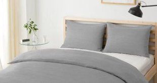 Наволочка Melange Grey Hotel Collection U-tek бавовна сіра 70х70