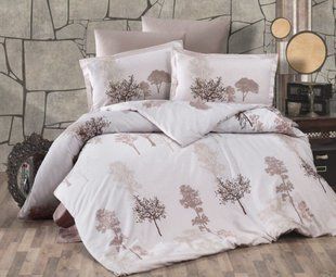 ПосПостельный комплект Sateen Aran Armada v1 кофейное Евро