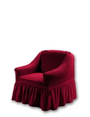 Чехол натяжной на кресло пурпурный (37)
