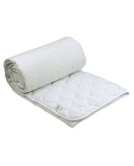 Демисезонное силиконовое одеяло белое в микрофибре 140х205