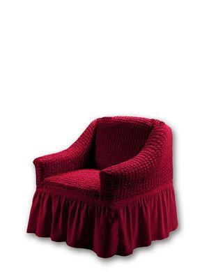 Чохол натяжна на крісло пурпурний (37)