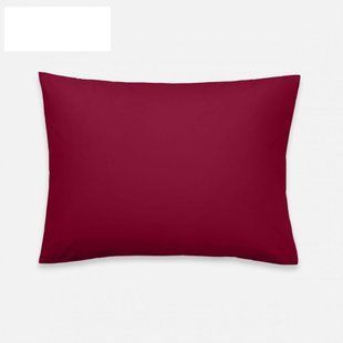 Наволочка Wine Red сатинова Jefferson червона 70х70