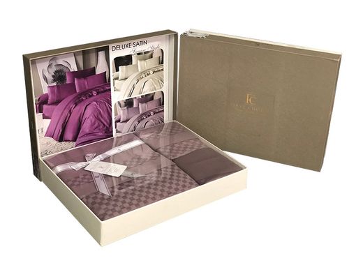 Комплект белья из Satin Deluxe Serenity Purple-Lilac Евро