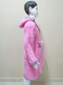 Рожевий махровий халат Welsoft для підлітків зі смужками 13-14 років