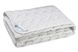 Зимнее силиконовое одеяло белое в микрофибре с узорной стежкой 140х205