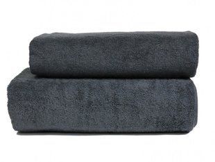 Темно серое полотенце Parisa 500г/м2, Flat Cotton, хлопок 50х90