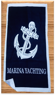 Пляжное полотенце Yachting велюр/махра