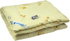 Детское силиконовое бежевое одеяло в бязи