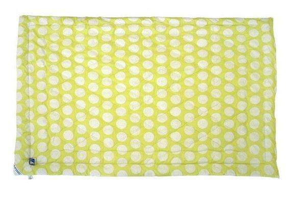 Демісезонне вовняну ковдра Комфорт салатовое в бязі 200х220