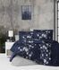 Комплект белья из Satin Arya Navy Blue Евро