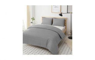 Постільний комплект Melange Grey U-tek бавовна Hotel Collection какао Двохспальний
