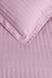 Постельное белье однотонного лилового цвета Vertical Stripe Sateen Lila Полуторный
