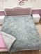 Двостороння демісезонна ковдра мікрофібра/бавовна сіра 155х215