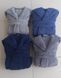 Серый длиный мужской халат с капюшоном Welsoft L