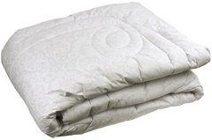 Теплое шерстяное одеяло белое в бязи 200х220