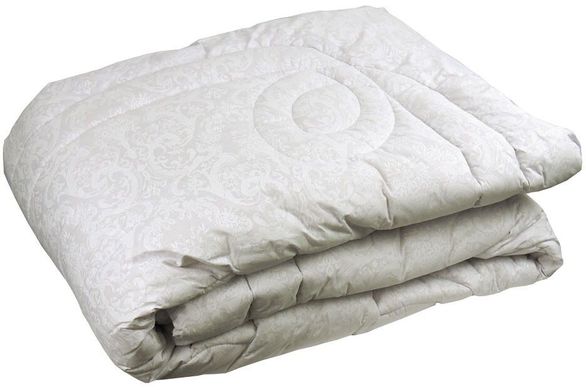 Теплое шерстяное одеяло белое в бязи 200х220