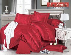 Набор постельного белья JP-46 шелковый жаккард красное Семейный
