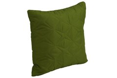Декоративна силіконова подушка Зірка зелена 40х40