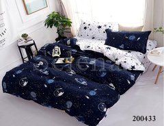 Комплект постельного белья Галактика из ранфорс Семейный