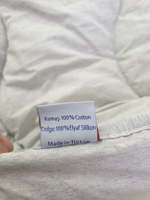 Стандартное серое силиконовое одеяло Organic cotton 140х210