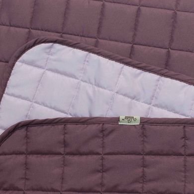 Летнее стеганое одеяло-покрывало Дуэт пурпурная роза 140х210