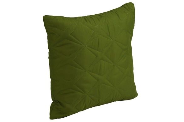 Декоративная силиконовая подушка Звезда зеленая 40х40
