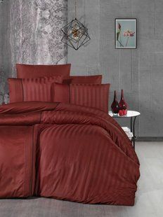 Постельное белье Modalife cinnamon из сатина де люкс Евро