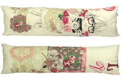 Декоративная силиконовая подушка-обнимашка Girl 40х140