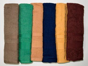 Комплект полотенец Cotton (6 шт) Kilim Bordur Dark, хлопок 70х140