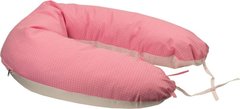 Подушка для беременных и кормления 50% бамбук розовая 30х175