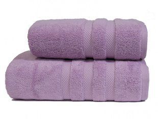 Сереневое полотенце Parisa 600г/м2, Microcotton, хлопок 50х90