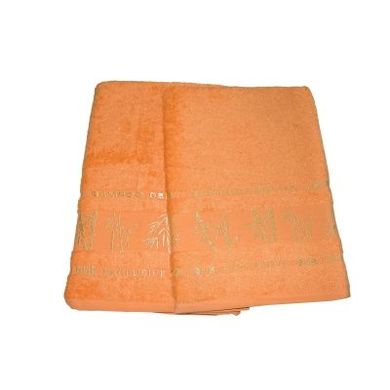 Комплект полотенец из бамбука Bambooo оранжевый без коробки