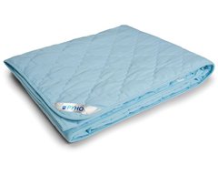 Демисезонное силиконовое одеяло голубое в микрофибре 200х220