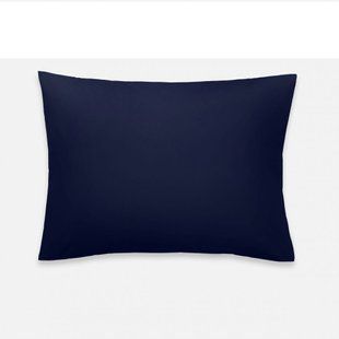 Наволочка Dark Blue сатинова Jefferson синя 70х70