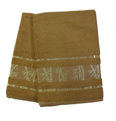 Комплект полотенец из бамбука Bambooo светло коричневый без коробки