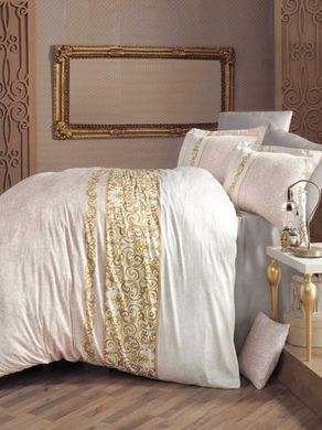 Постільний комплект Sateen Aran Mirace V2 золотисте Євро