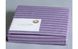 Простынь на резинке сиреневая в наборе с наволочками U-tek хлопок Stripe 30 Plum-Lilac 200х220
