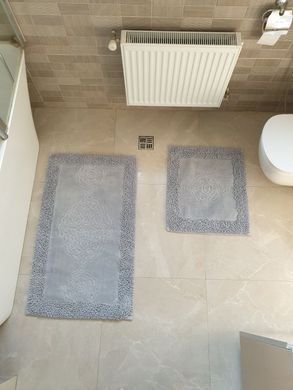 Комплект ковриков в ванную Mosso Osmanli Grey 50х60;60х100