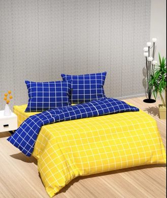 Комплект постельного белья бязь флаг Украины желто-голубой Евро
