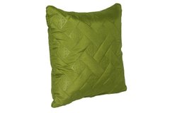 Декоративна силіконова подушка Лілія зелена 40х40
