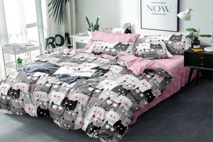 Комплект постільної білизни 20-165 ранфорс Коти Євро