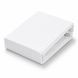Простынь на резинке White Stripe бязь Hotel Collection белая 80х190