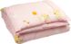 Детское силиконовое розовое одеяло в бязи