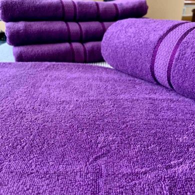 Махровое полотенце Ricci фиолетовое, 400 г/м2 хлопок 40х70
