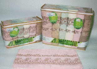 Комплект бамбуковых полотенец Bamboo (6 шт) Eftelya 70х140