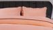 Персиковый плед-покрывало с наволочками в дизайне Зигзаг Welsoft 220х240