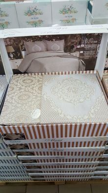 Жакардове покривало коричневе Meyra antik Kahve